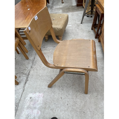 1926 - FOUR MID 20TH CENTURY CHILDS SCHOOL CHAIRS