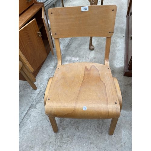 1929 - FOUR MID 20TH CENTURY CHILDS CHAIRS