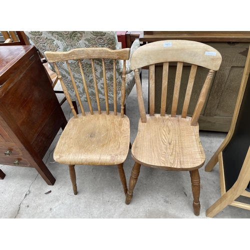 1972 - TWO KITCHEN CHAIRS