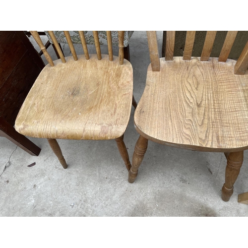 1972 - TWO KITCHEN CHAIRS