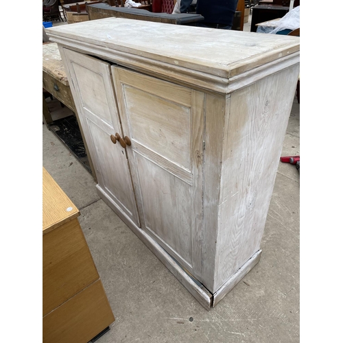 1993 - A VICTORIAN PINE SCHOOL TYPE CUPBOARD, 50x48x18