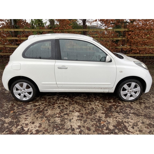 1210 - A 2009 NISSAN MICRA - LR59 OVL, AUTOMATIC, FULL MOT, 1.3 ENGINE, 38,000 MILES, 3 DOOR, PETROL.