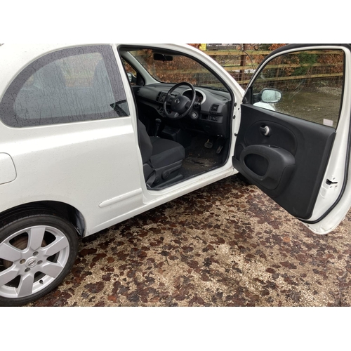 1210 - A 2009 NISSAN MICRA - LR59 OVL, AUTOMATIC, FULL MOT, 1.3 ENGINE, 38,000 MILES, 3 DOOR, PETROL.