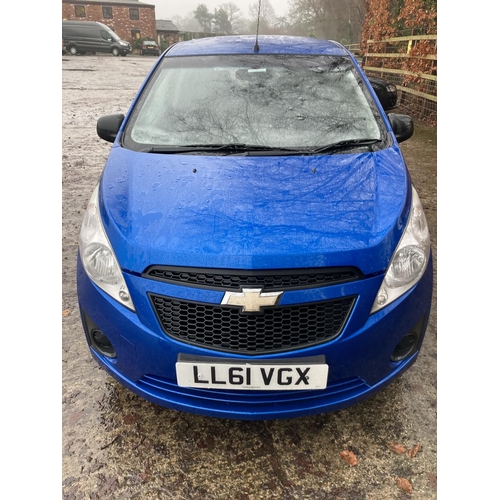 1240 - A 2012 CHEVROLET SPARK PLUS - LL61 VGX, MANUAL, FULL MOT, 1 LITRE ENGINE, 111,000 MILES, PETROL, FIV... 