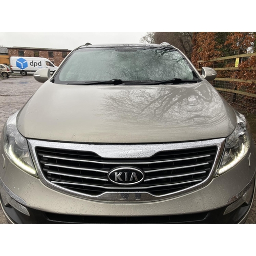 1250 - A 2012 KIA SPORTAGE HK12 DYF, MANUAL, 2 LITRE ENGINE, MOT EXPIRED, 138,000 MILES, DIESEL, SUN ROOF.