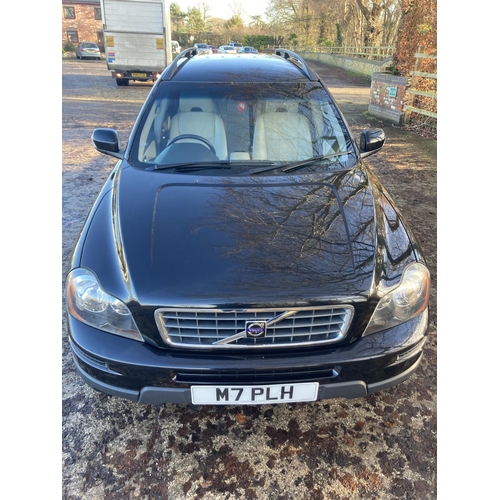 1260 - A 2009 VOLVO XC90, M7 PLH (PRIVATE PLATE NOT INCLUDED WITH SALE), LOG BOOK TO FOLLOW. 9 SERVICE STAM... 