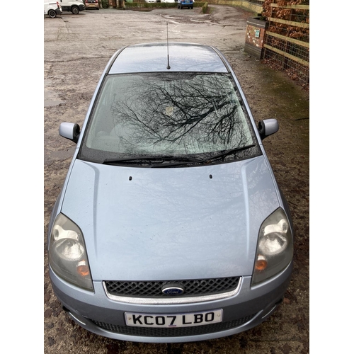 1270 - A 2007 FORD FIESTA KC07 LBO, MANUAL, MOT 27.4.21, 5 DOOR, 1.4 ZETEC, 38,000 MILES, 1 PREVIOUS OWNER,... 