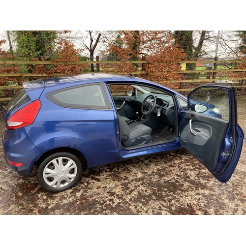 1290 - A 2010 FORD FIESTA FL10 VJD, 1.4 TDCI DIESEL, 9 SERVICE STAMPS, 3 DOOR.