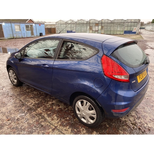 1290 - A 2010 FORD FIESTA FL10 VJD, 1.4 TDCI DIESEL, 9 SERVICE STAMPS, 3 DOOR.