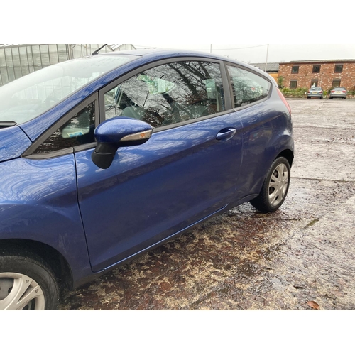 1290 - A 2010 FORD FIESTA FL10 VJD, 1.4 TDCI DIESEL, 9 SERVICE STAMPS, 3 DOOR.