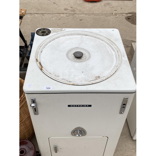 1408 - A VINTAGE HOTPOINT RETRO SPIN DRYER