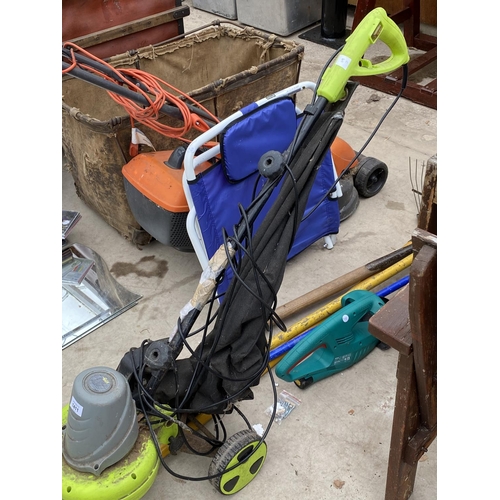 1411 - AN ELECTRIC GARDEN VAC