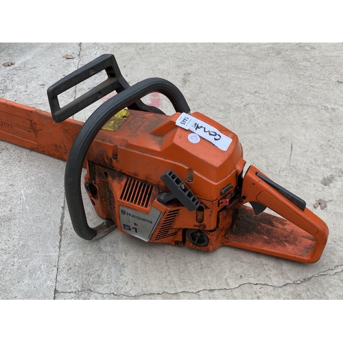 1445 - A HUSQVARNA PETROL CHAIN SAW