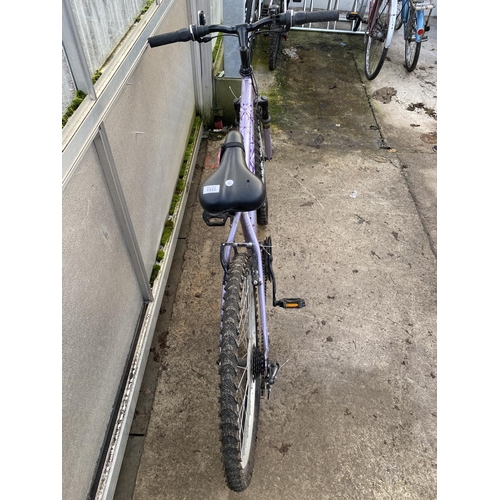 1532 - A PURPLE APOLLO LADIES BIKE WITH 18 SPEED SHIMANO GEAR SYSTEM