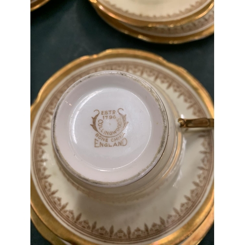 100 - A LARGE QUANTITY OF TEA WARE TO INCLUDE CROWN STAFFORDSHIRE, COLLINGWOODS ETC