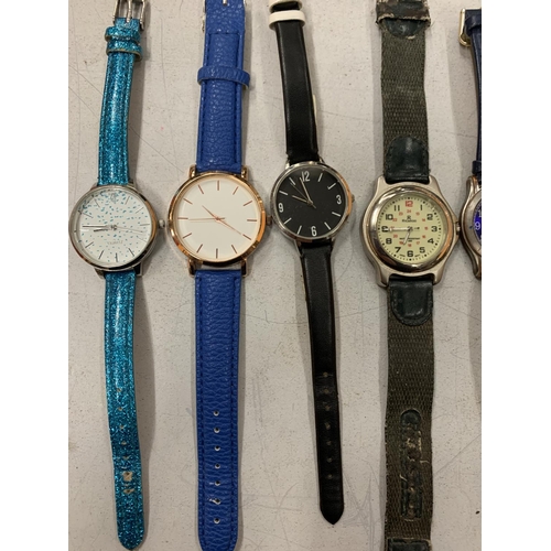 166 - A COLLECTION OF VARIOUS LADIES AND GENTS WRIST WATCHES