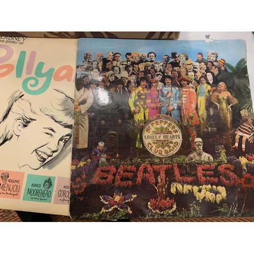 169 - A LARGE COLLECTION OF LP RECORDS TO INCLUDE BEATLES, JIMI HENDRIX, ETC