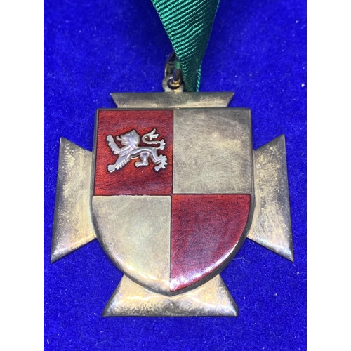 653 - A HALLMARKED BIRMINGHAM SILVER MASONIC MEDAL