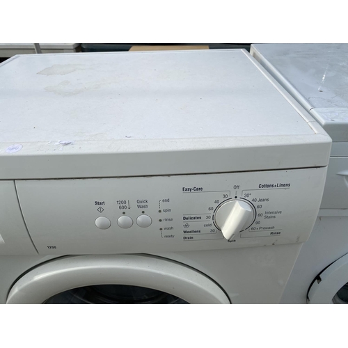 1813 - A WHITE BOSCH WASHING MACHINE BELIEVED IN WORKING ORDER BUT NO WARRANTY