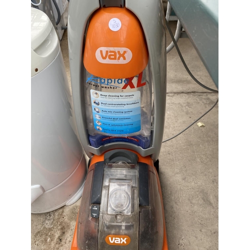 1831 - A VAX CARPET CLEANER AND A WHITE KNIGHT SPIN DRYER