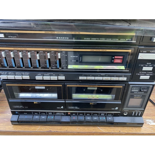 1878 - A SONY HI-FI SYSTEM WITH SPEAKERS AND A FURTHER CD PLAYER