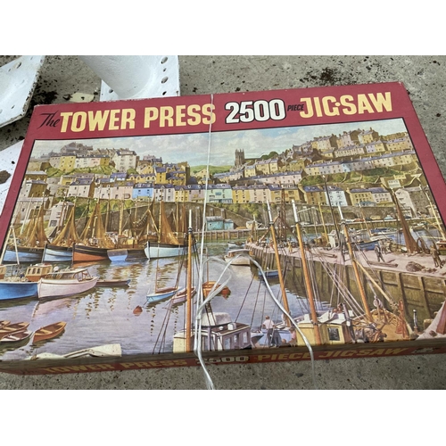 1487 - A LARGE COLLECTION OF JIGSAW PUZZLES