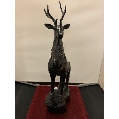 234 - A LARGE RESIN STAG