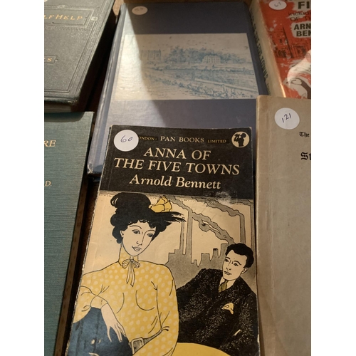 268 - FIVE STAFFORDSHIRE RELATED PUBLICATIONS TO INCLUDE SELF HELP BY SAMUEL SMILES AND A FURTHER OLD TIME... 