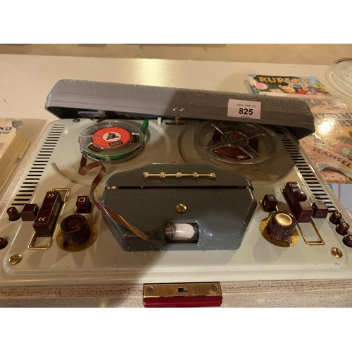 825 - A VINTAGE SONET DUO REEL TO REEL MACHINE