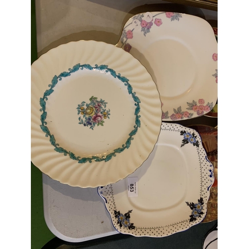 853 - AN ASSORTMENT OF DECORATIVE PLATES