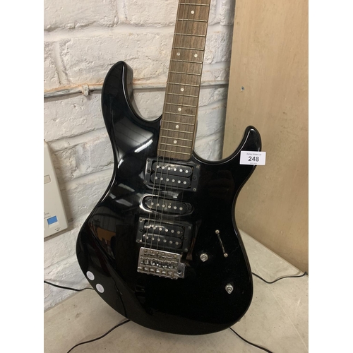 248 - A BLACK YAMAHA ERG 121C ELECTRIC GUITAR