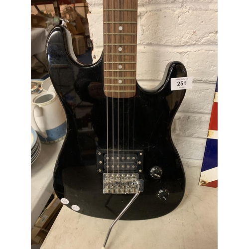 251 - A BLACK 'ENCORE' ELECTRIC GUITAR