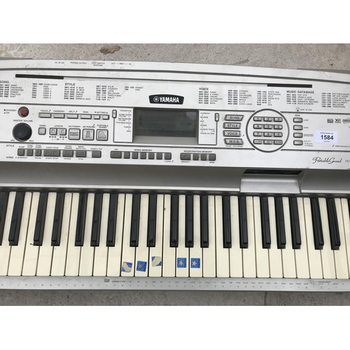 1584 - A YAMAHA ELECTRIC KEYBOARD