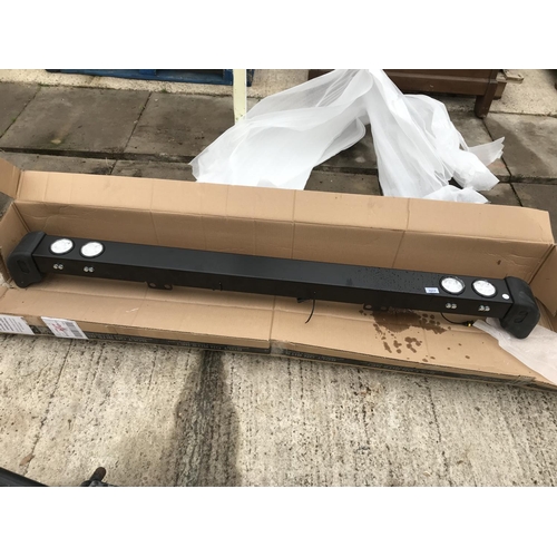 1617 - A LAND ROVER DEFENDER BUMPER WITH LIGHTS