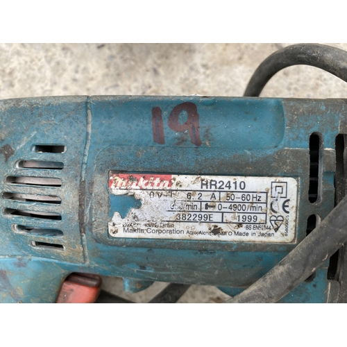 1646 - TWO 110 VOLT ELECTRIC DRILLS