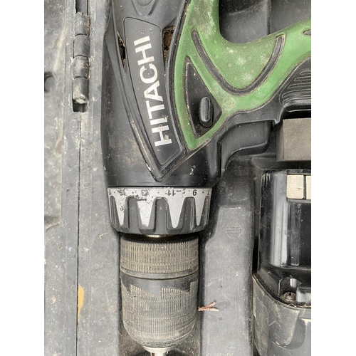 1647 - A HITACHI RECHARGEABLE DRILL