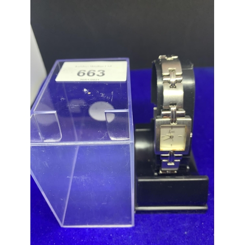 663 - A BOXED LADIES LIMIT WRIST WATCH