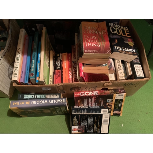 808 - TWO BOXES OF ASSORTED BOOKS