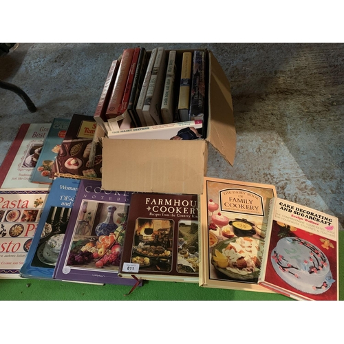 811 - A COLLECTION OF COOKERY BOOKS