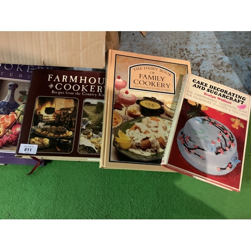 811 - A COLLECTION OF COOKERY BOOKS