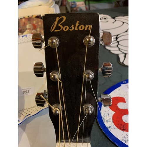 879 - A BOSTON ACOUSTIC GUITAR