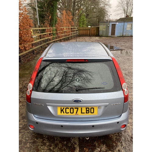 1270 - A 2007 FORD FIESTA KC07 LBO, MANUAL, MOT 27.4.21, 5 DOOR, 1.4 ZETEC, 38,000 MILES, 1 PREVIOUS OWNER,... 