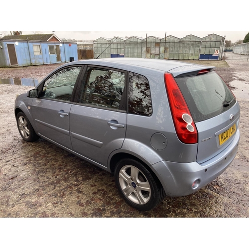 1270 - A 2007 FORD FIESTA KC07 LBO, MANUAL, MOT 27.4.21, 5 DOOR, 1.4 ZETEC, 38,000 MILES, 1 PREVIOUS OWNER,... 