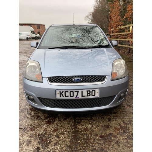 1270 - A 2007 FORD FIESTA KC07 LBO, MANUAL, MOT 27.4.21, 5 DOOR, 1.4 ZETEC, 38,000 MILES, 1 PREVIOUS OWNER,... 