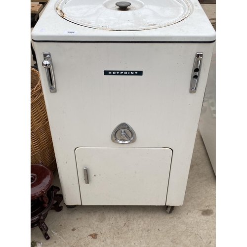 1408 - A VINTAGE HOTPOINT RETRO SPIN DRYER