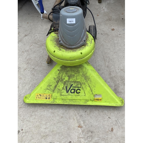 1411 - AN ELECTRIC GARDEN VAC