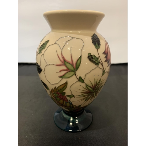 725 - A MOORCROFT BRAMBLE REVISITED VASE 6 INCHES HIGH