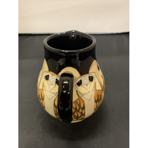 738 - A MOORCROFT TENGU OWL JUG