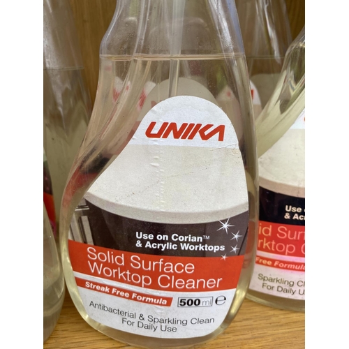 1332 - A LARGE AMMOUNT OF UNIKA WORK SURFACE CLEANER