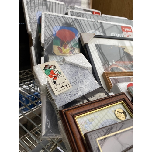 1342 - A LARGE QUANTITY OF AS NEW PHOTO FRAMES